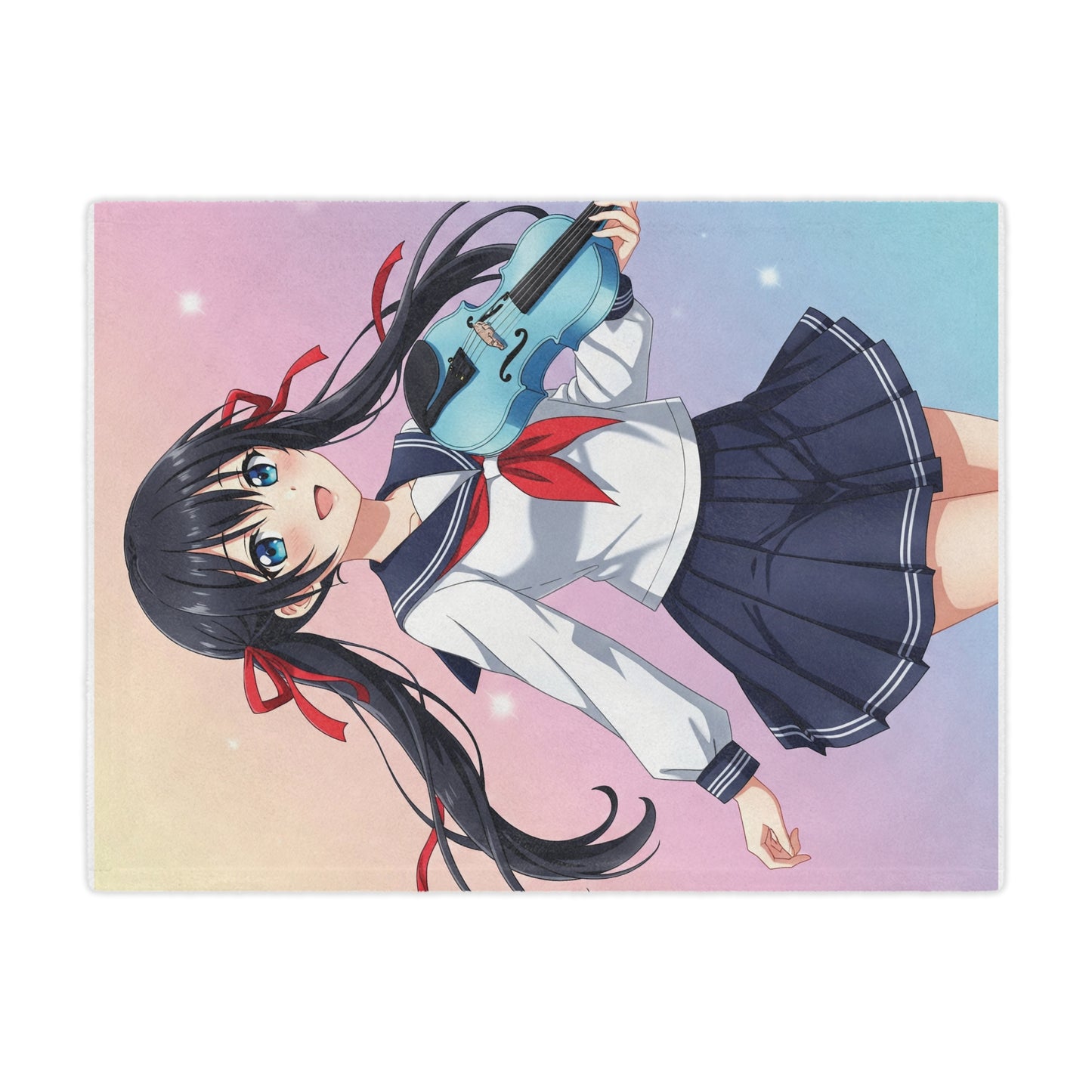 Charming Minky Blanket - Cozy Anime Vibes, Perfect Gift for Fans, Soft Blanket for Kids, Snuggly Throw for Any Occasion, Cute Decor