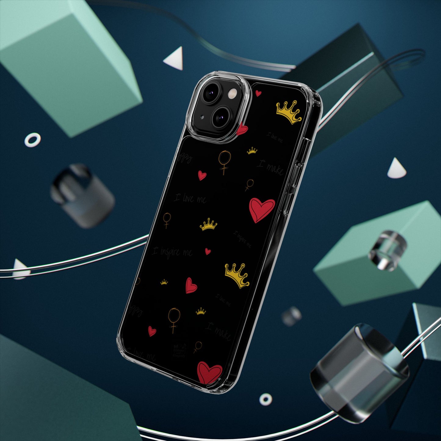 Phone Case - Cute Girly Clear Design