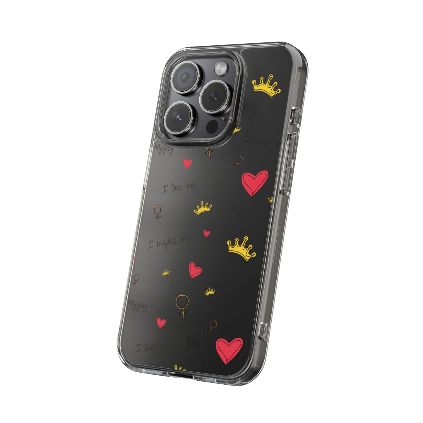 Phone Case - Cute Girly Clear Design