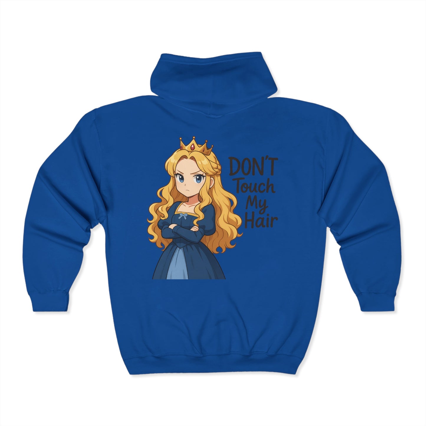 Cute Don't Touch My Hair Female Hooded Sweatshirt