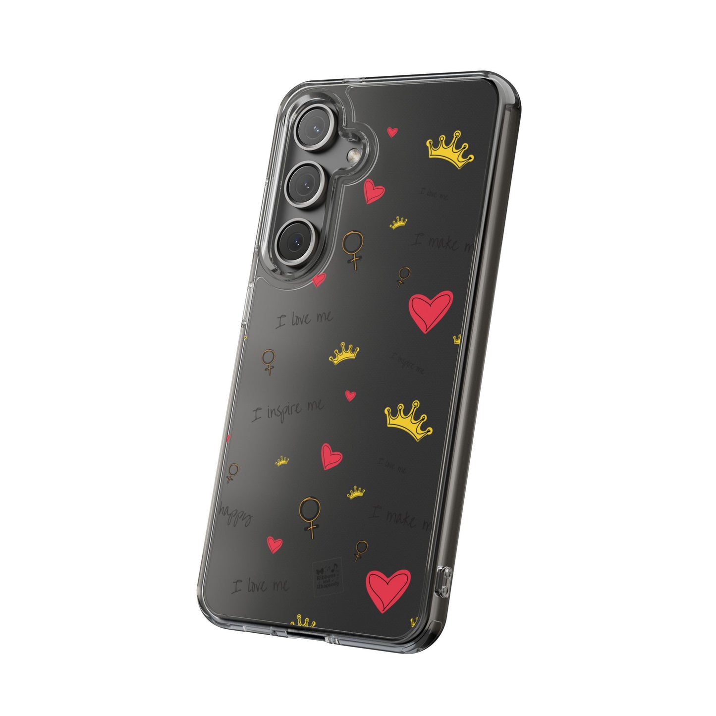 Phone Case - Cute Girly Clear Design