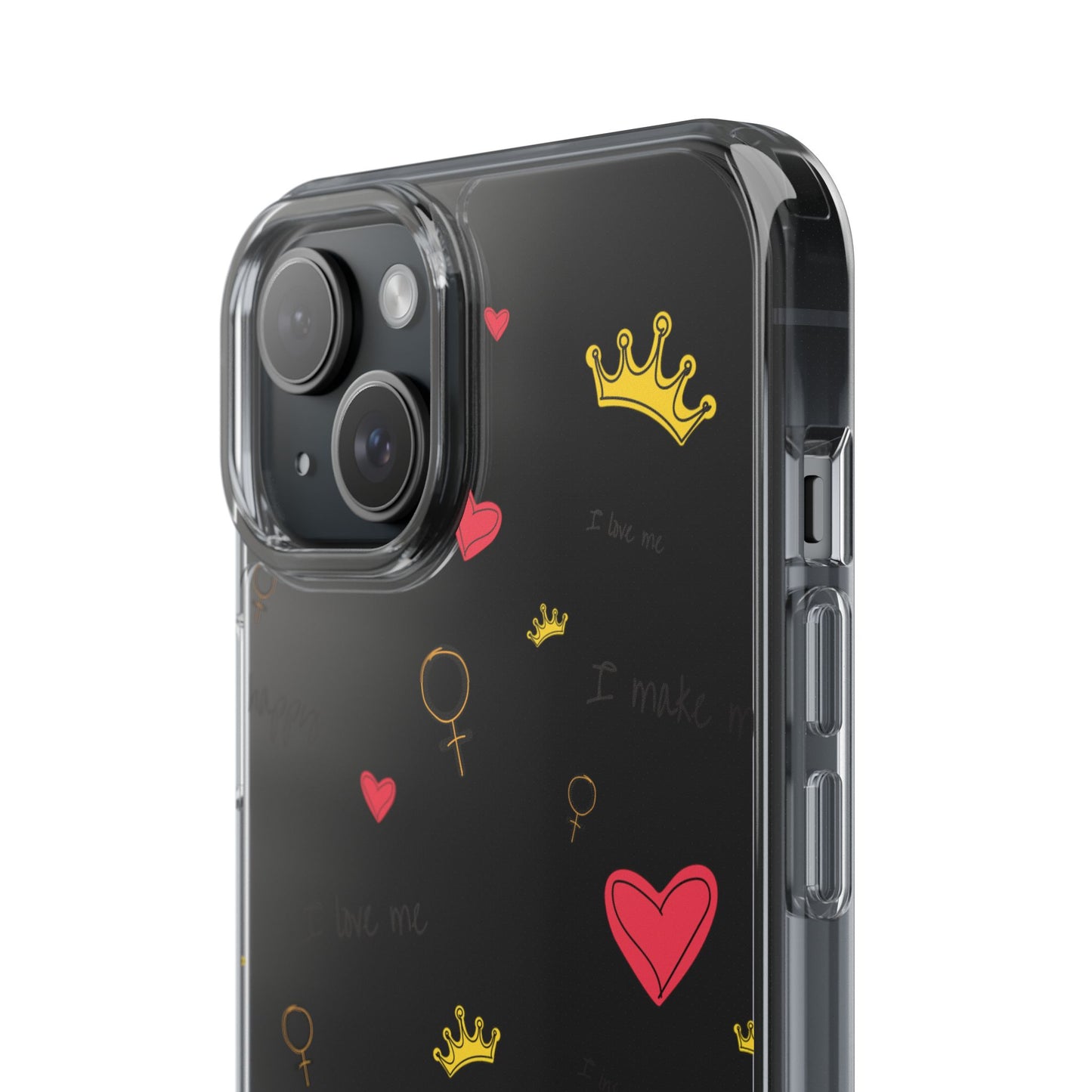 Phone Case - Cute Girly Clear Design