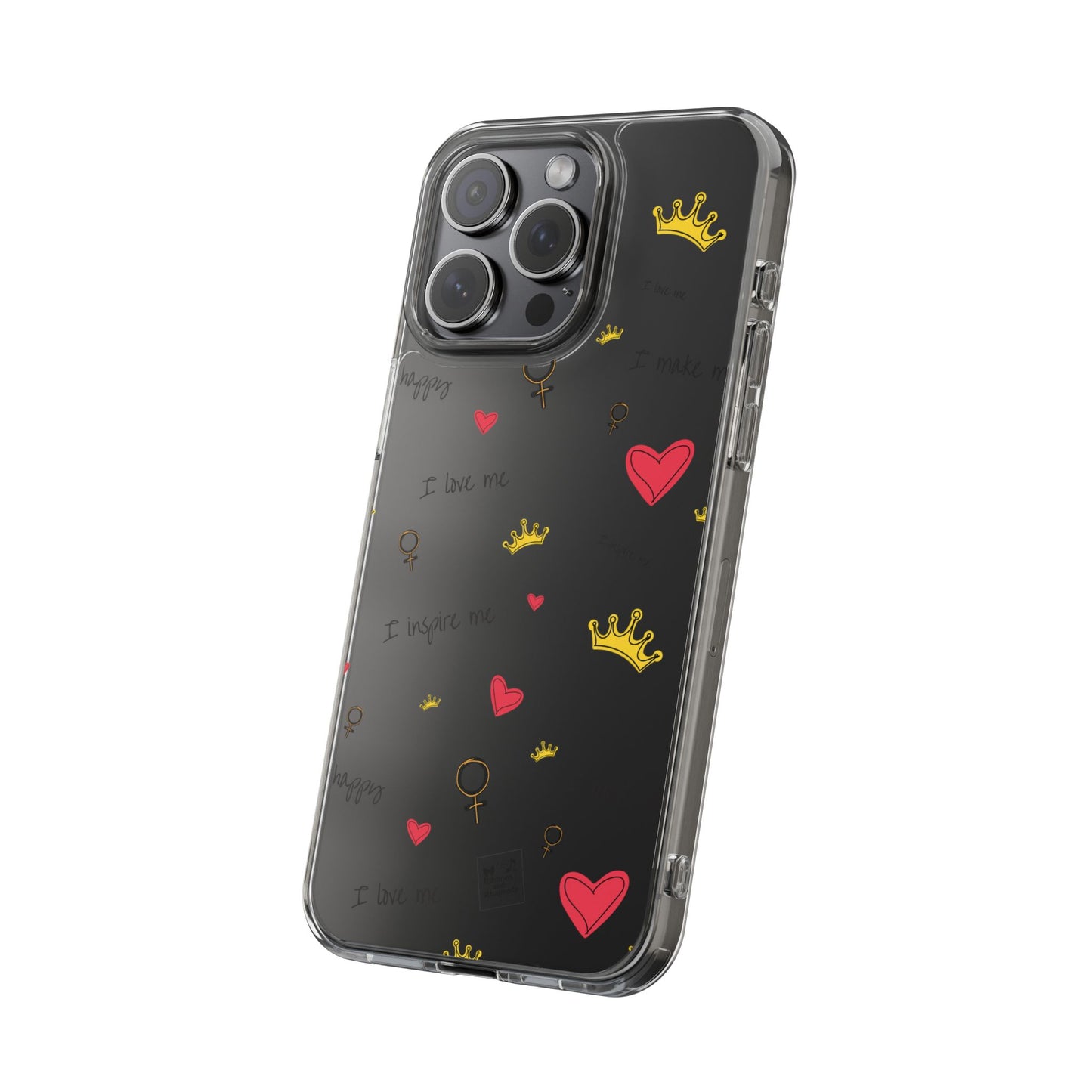 Phone Case - Cute Girly Clear Design