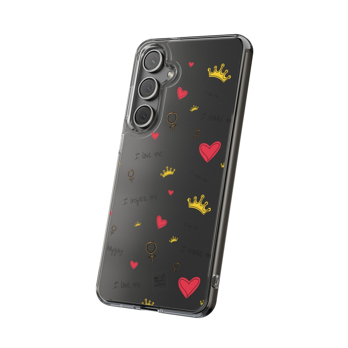 Phone Case - Cute Girly Clear Design