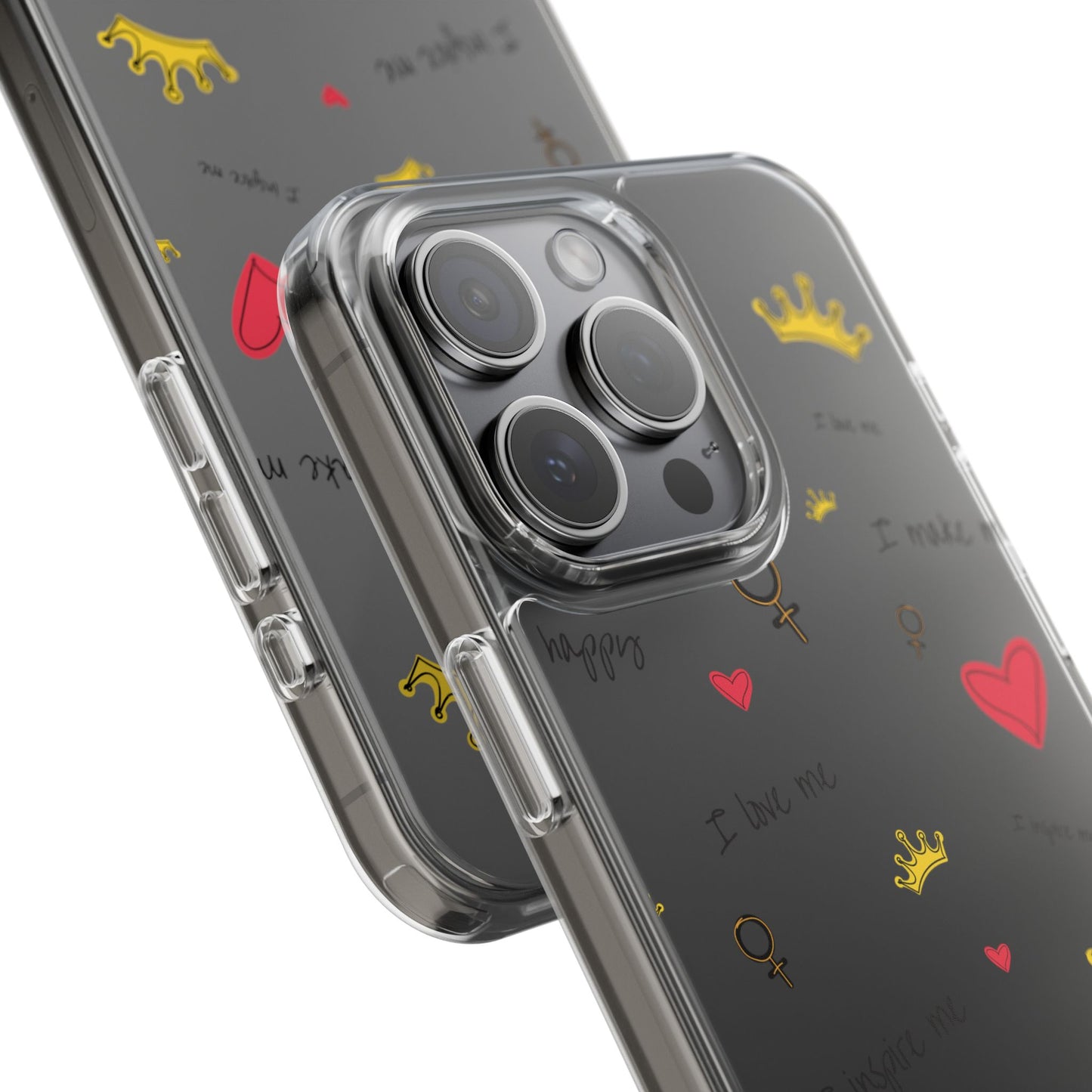 Phone Case - Cute Girly Clear Design