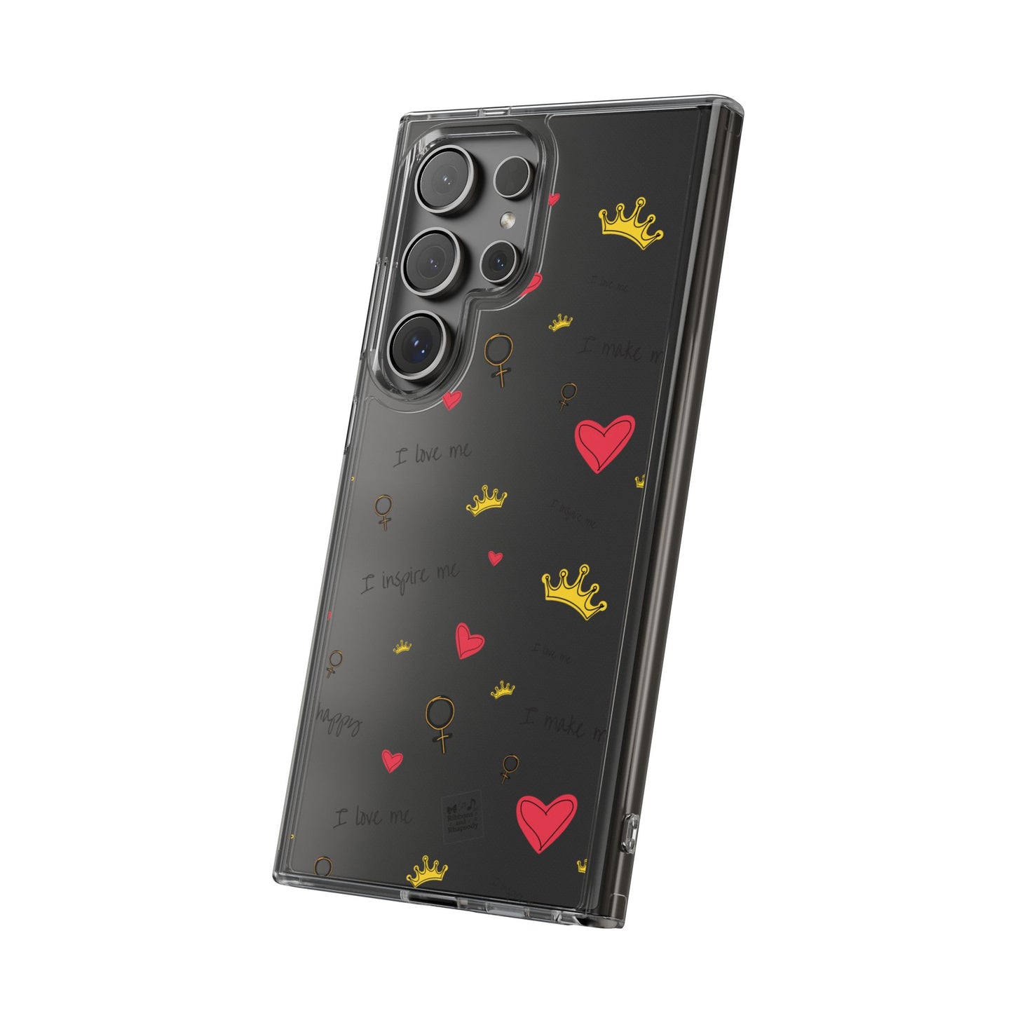 Phone Case - Cute Girly Clear Design