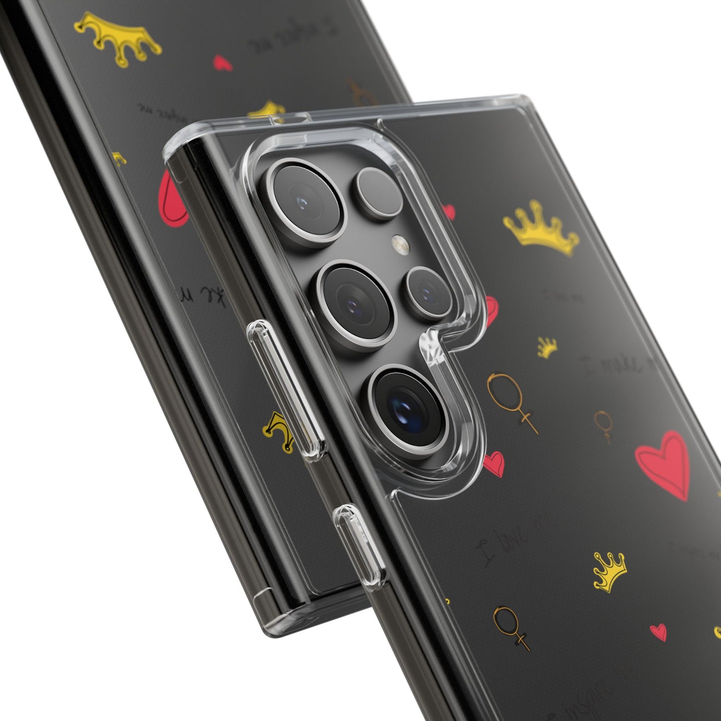 Phone Case - Cute Girly Clear Design