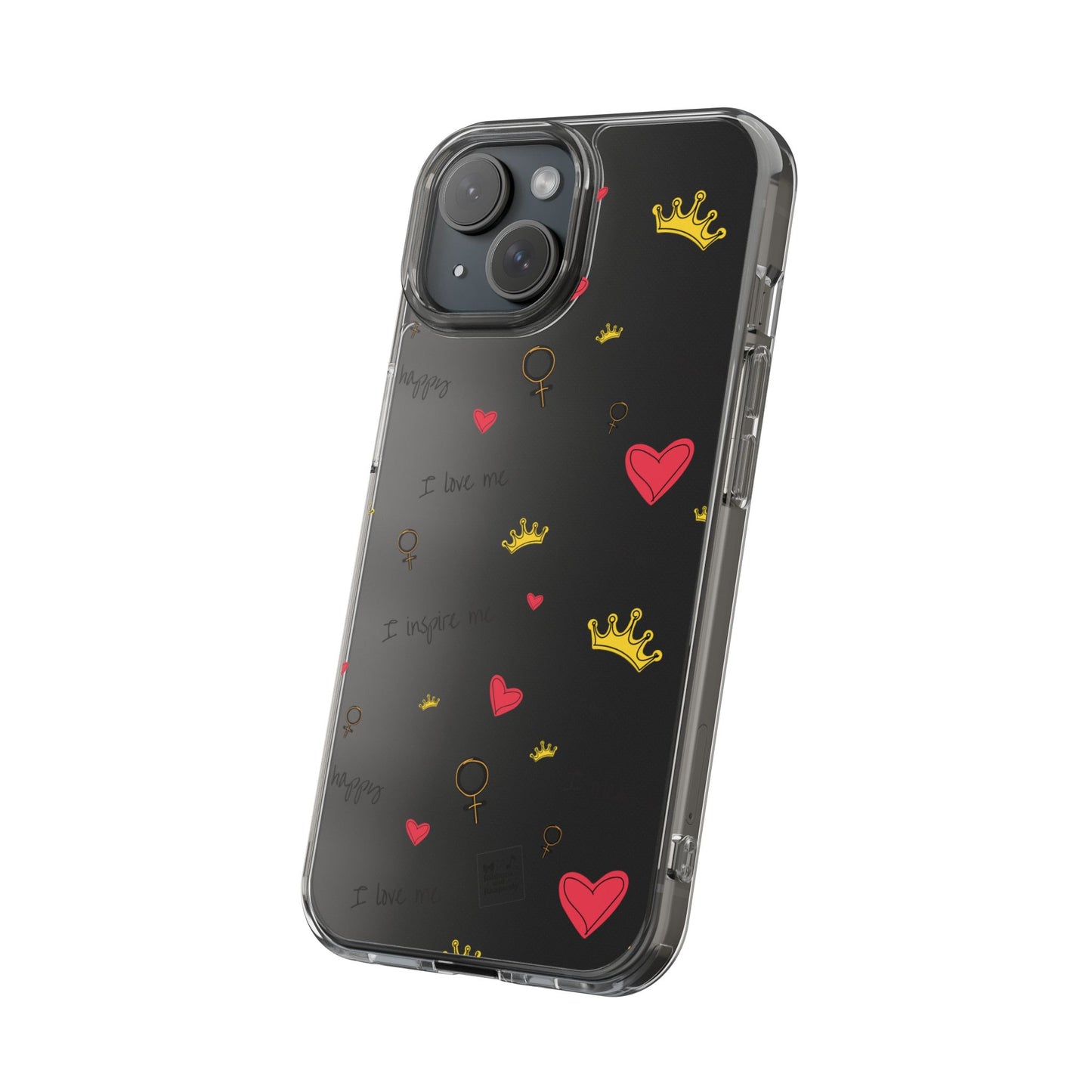 Phone Case - Cute Girly Clear Design
