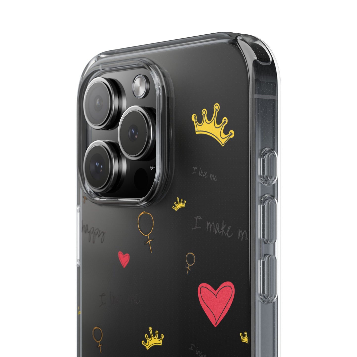 Phone Case - Cute Girly Clear Design