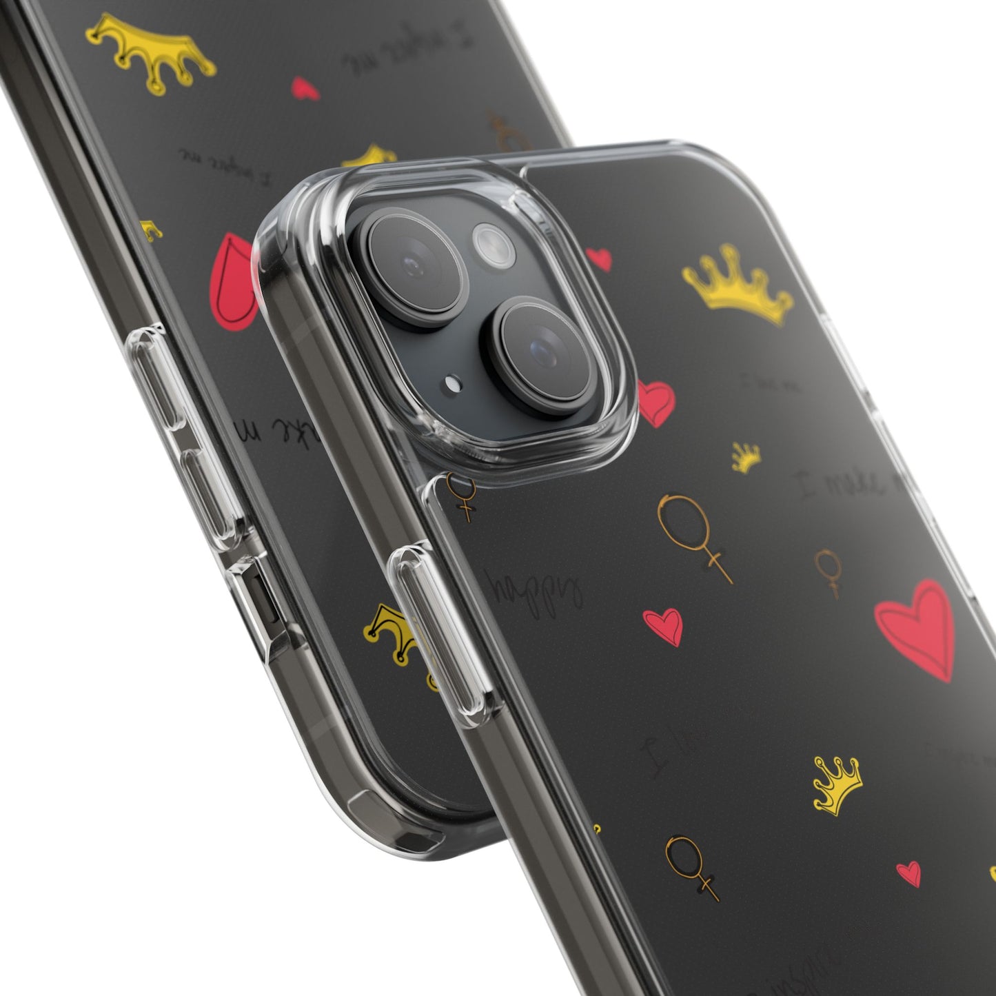 Phone Case - Cute Girly Clear Design
